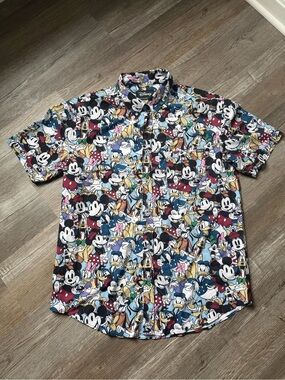 RSVLTS X Disney 100 Shirt XL Gangs All Here All Over Print Mickey and Friends